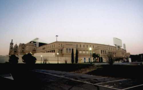 Olympiastadion Montjuic - Außenansicht