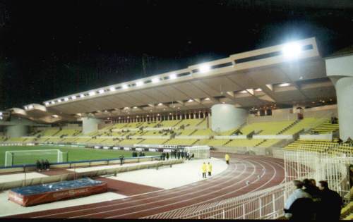 Stade Louis II - Seitentribüne